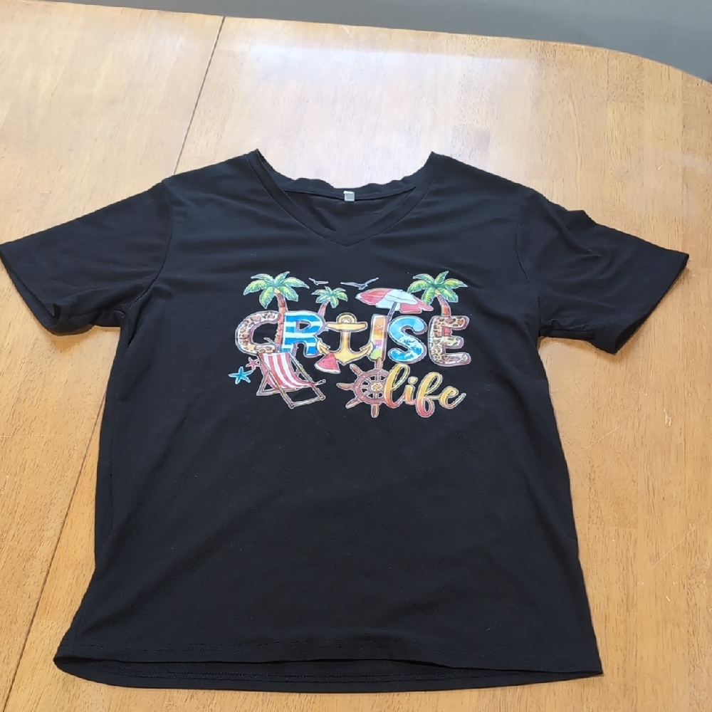 Cruise Life Black T-Shirt